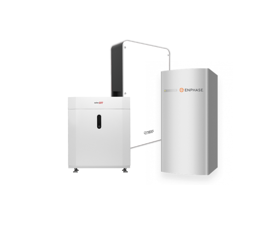 Thuisbatterij SolarEdge 48V, Dyness 48V en Enphase.