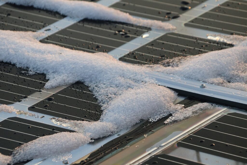 Zonnepanelen wintermaanden